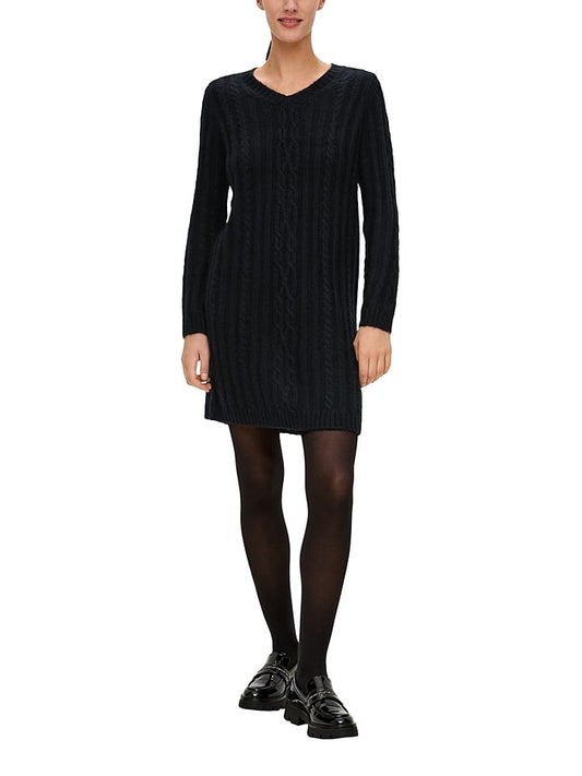 s.Oliver Knitted Dress Black Women