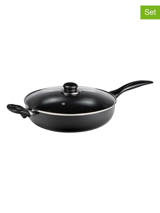 Chefware 2-Piece Set: Frying Pan Black Ø 28 cm Unisex