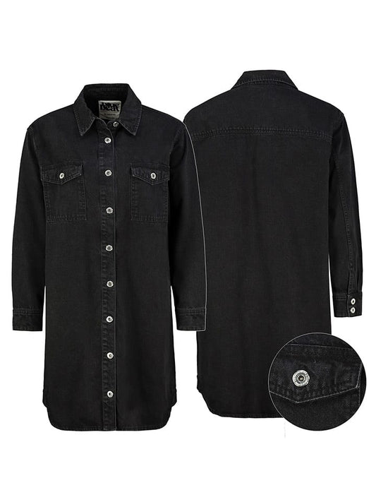 Sublevel Denim Dress Black Women