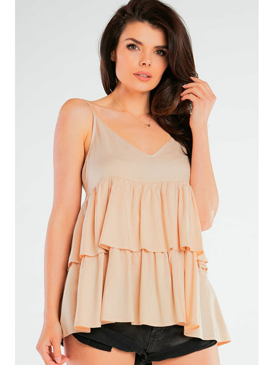 Awama Top Beige Women