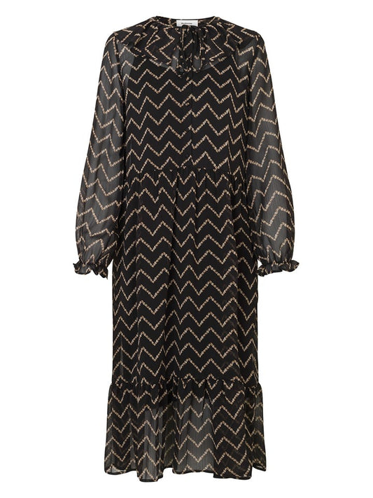 modström Dress "Nelle print" Black Women