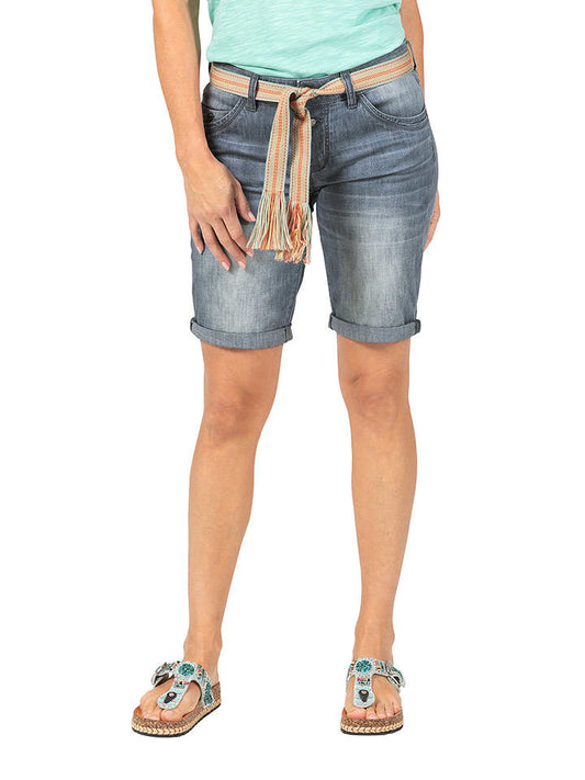 Timezone Denim Shorts "Nali" - Slim fit Blue Women