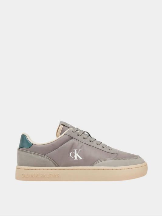Calvin Klein Leather Sneaker Grey / Beige Men