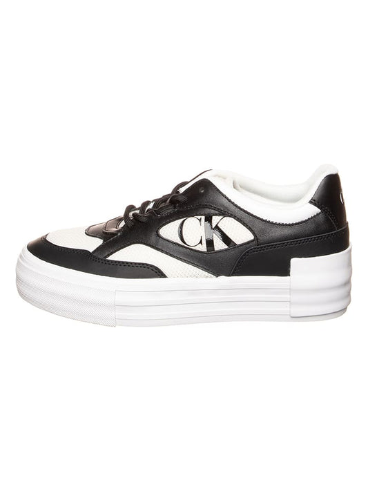 Calvin Klein Leather Sneaker White / Black Men