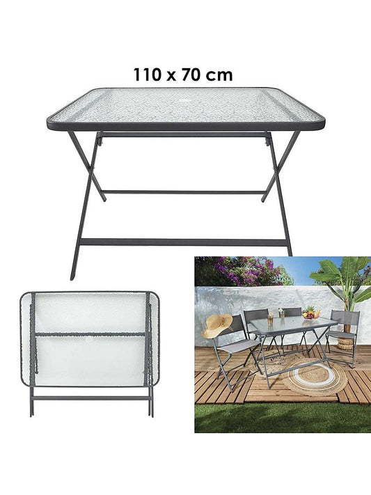 Garden Spirit Table ''Formantera'' Grey (W)110 x (H)75 x (D)70 cm Unisex