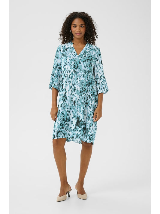 Kaffe Dress Turquoise / Blue Women