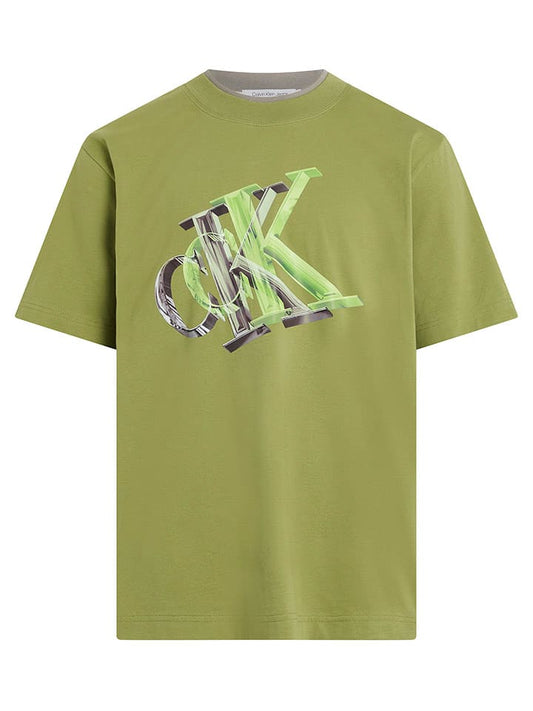 Calvin Klein Shirt Green Men
