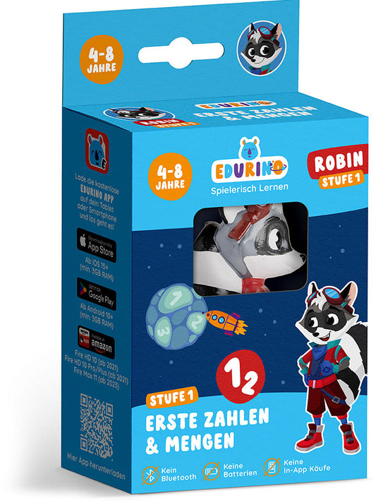 EDURINO Learning Figure Edurino Robin Zahlen & Mengen - from 4 years Kids