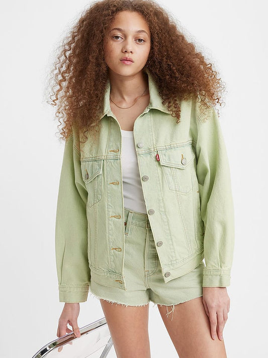 Levi's Denim Jacket Green Women