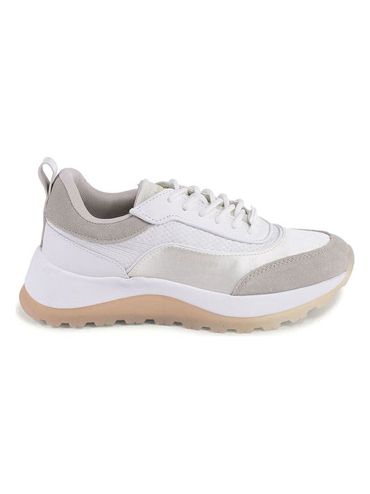 Calvin Klein Leather Sneaker Beige Women
