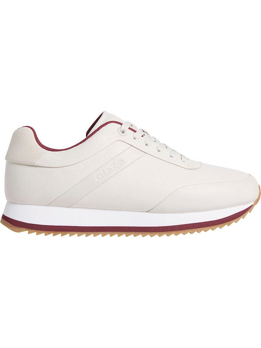 Calvin Klein Leather Sneaker Cream / Red Women