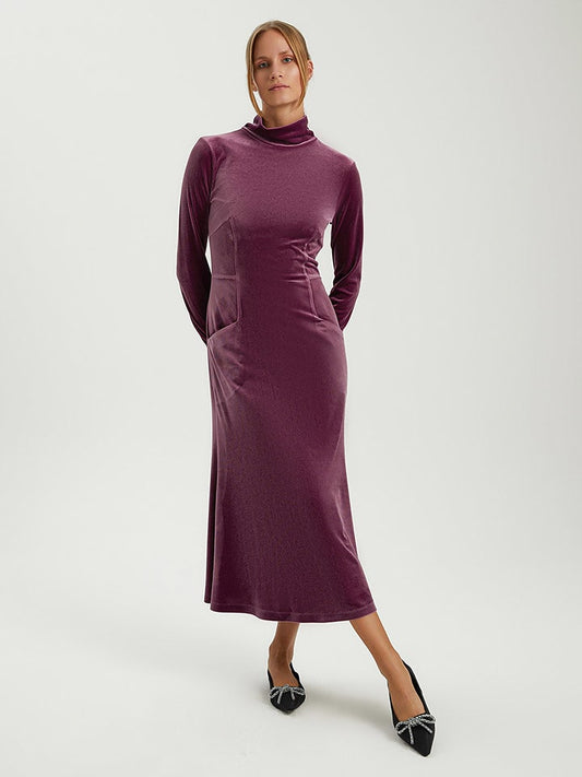BGN Dress Plum Women