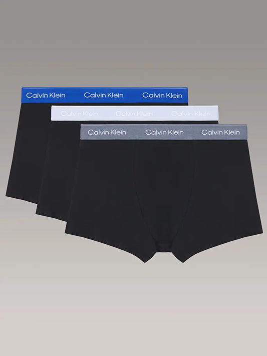 Calvin Klein Mens Low Rise Trunk LV00NB4389R9B Blue