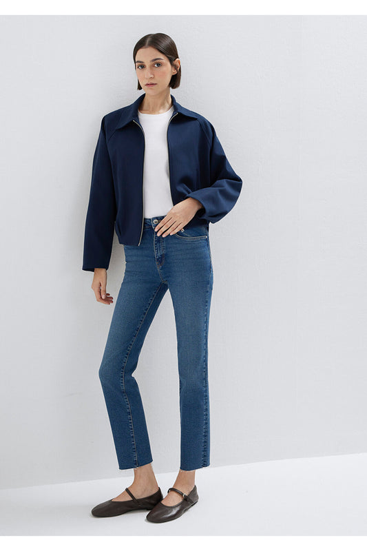 Mavi Viola Premium Vintage Dark Jean Trousers Navy Blue Women