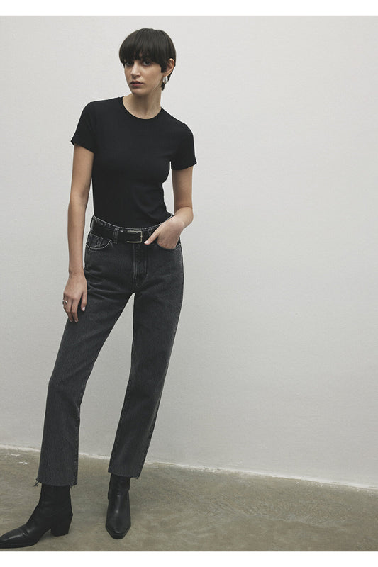 Mavi New York Classic Denim Gray Jean Grey Women
