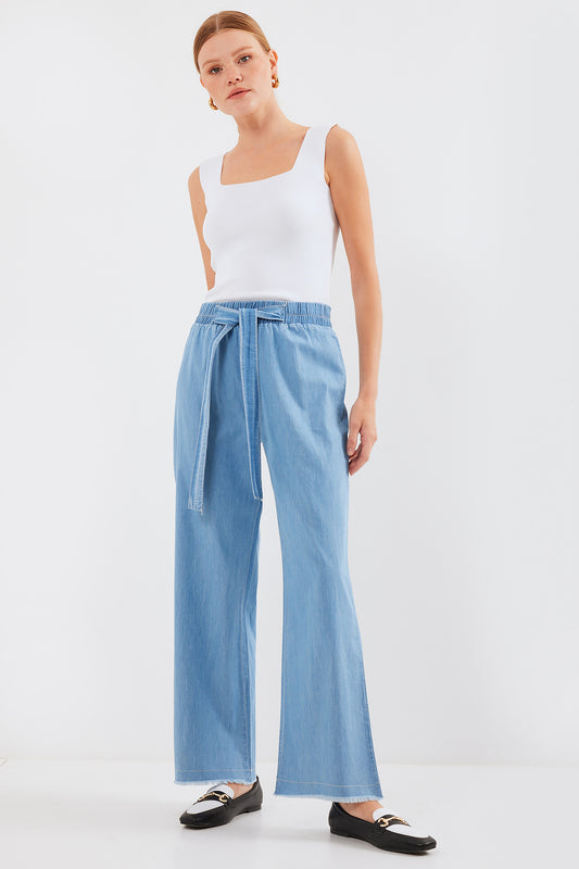 Bigdart Wide Leg Jeans Trousers - Blue Women