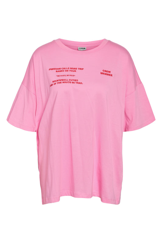 Noisy May T-SHIRT FEM KNIT Bonbon Women