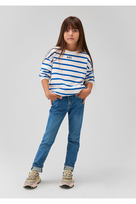Mavi lara 90s Indigo Si Jean - 7010133 -83814 Model Trousers Blue Women