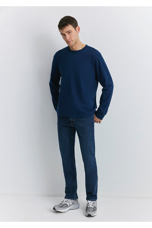 Mavi Hunter 90S Tokk Rinse Jean Trousers Gulf Blue Checked Men