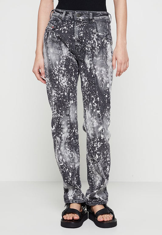 Diesel D JOY T SP1 L.32 PANTALONI Black (ZZO1PDA44-Q00) Women