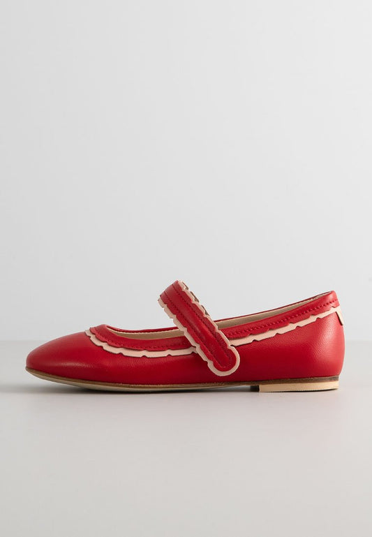 Emporio Armani BALLET FLAT Red (ZZO22HTEI-G00) Kids