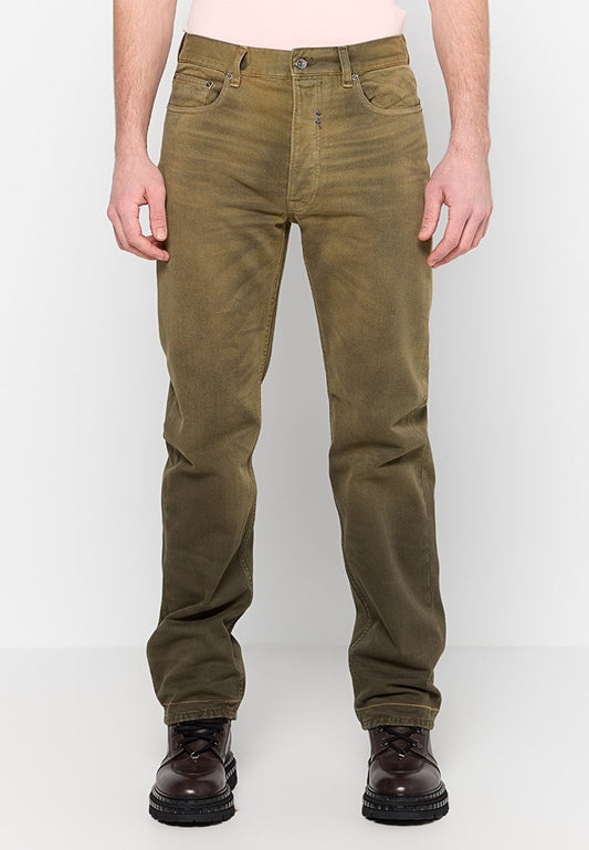 WOOD WOOD WWAl Straight Leg Jeans Khaki (ZZO37DG69-T00) Men