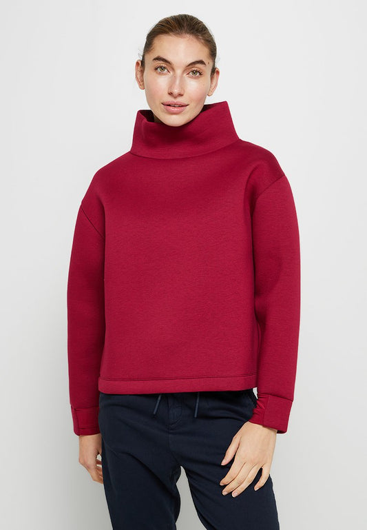 North Sails HIGH NECK SWEATSHIRT Red (ZZO1P9G60-G00) Women
