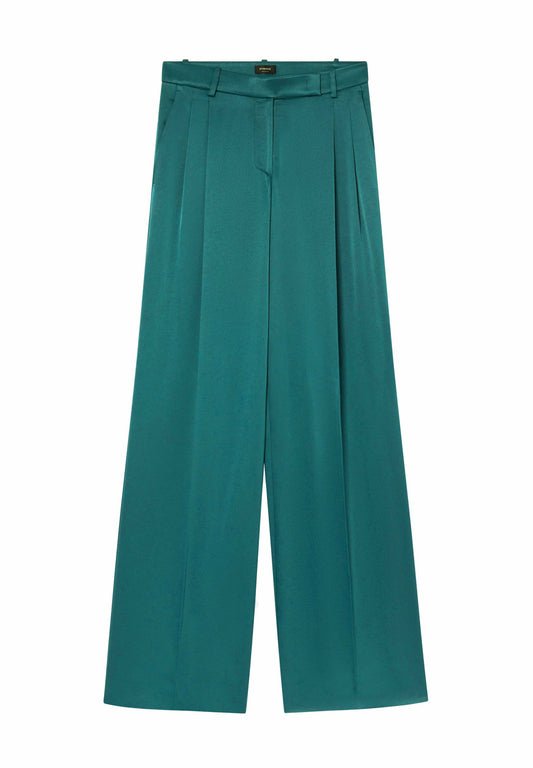 Pinko 104068 A1Y5 LAON TROUSERS Dark Green (P6921A0GG-M11) Women