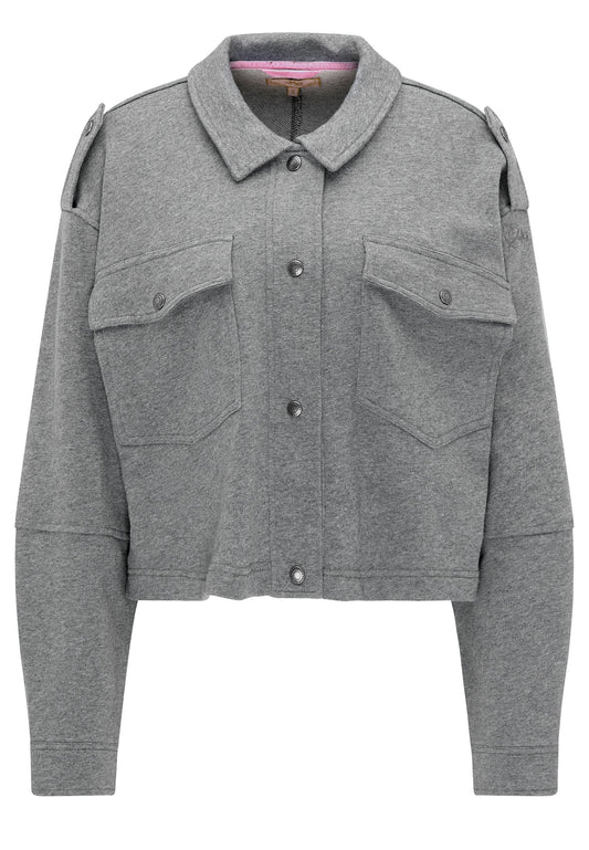 myMo Sweat Jacket Mottled Grey (1MY21I068-C11) Women