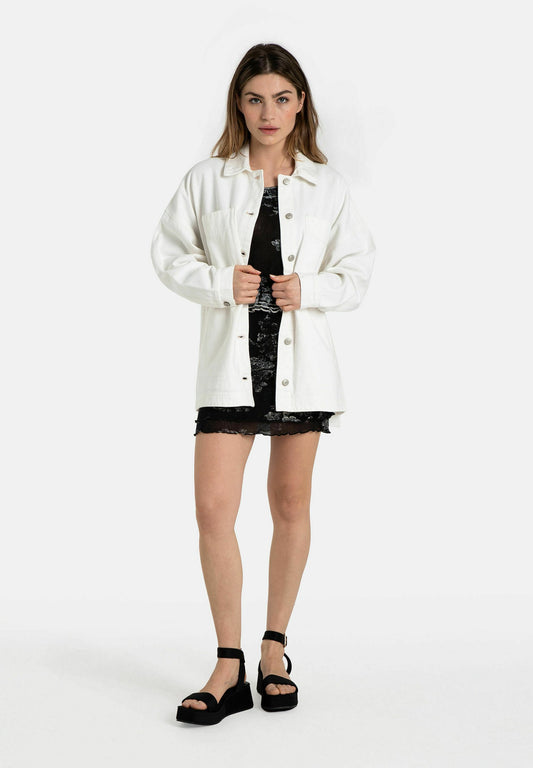 Free People Demin Jacket MADISON CITY White (FP021U00P-A11) Women