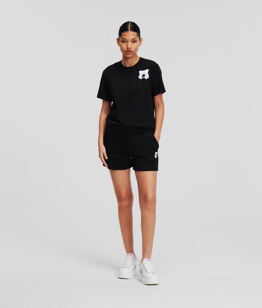 Karl Lagerfeld Klxdd Sweatshorts Black (241W1061999) Women