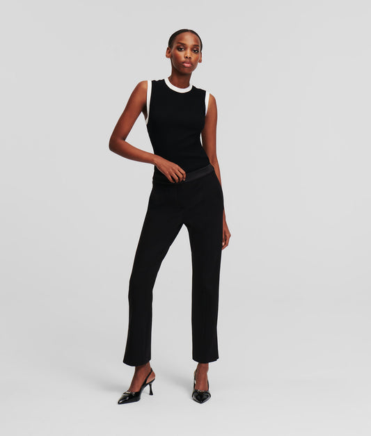 Karl Lagerfeld Punto Pants Black (245W1001999) Women