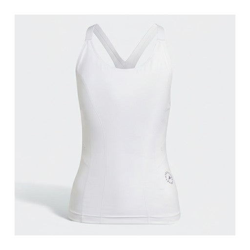Adidas White Sleeveless Tank Top, Women
