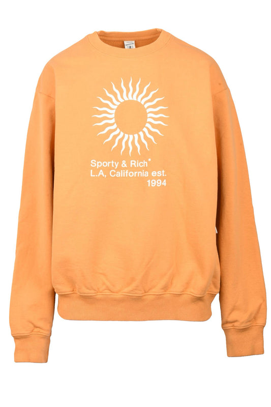 SPORTY & RICH sweatshirt MUSTARD (253688-1091) Women