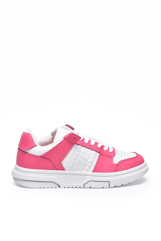 TOMMY JEANS sneakers WHITE/FUCHSIA (259050-1237) Women