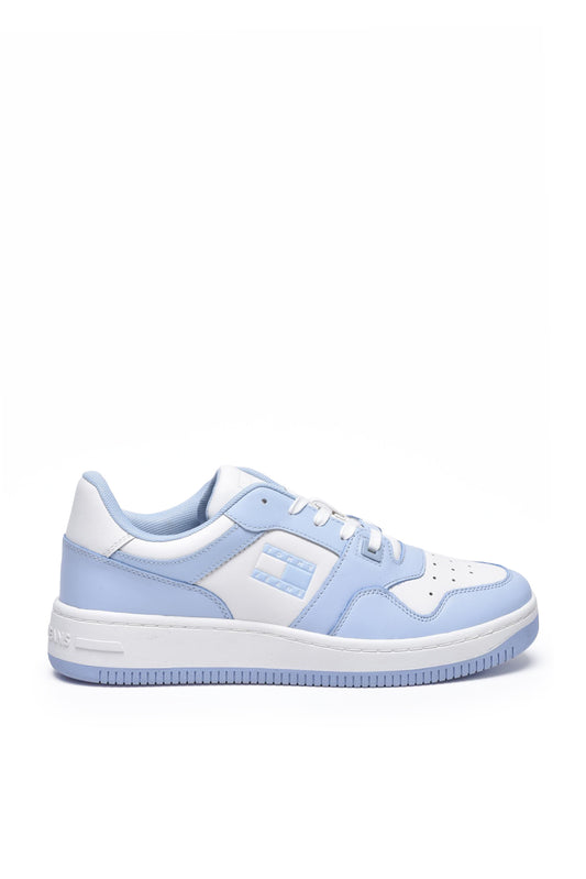 TOMMY JEANS sneakers WHITE/LIGHT BLUE (259055-1137) Women
