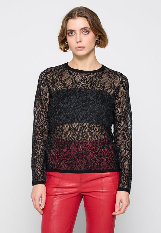 TWINSET Top Black (ZZO2N6669-Q00) Women
