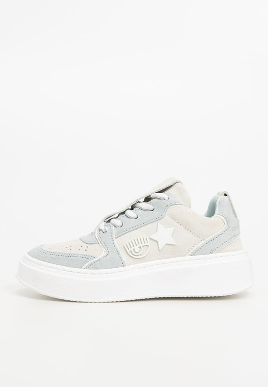 CHIARA FERRAGNI School - Suede Light Blue (ZZO2SLH08-K00) Kids