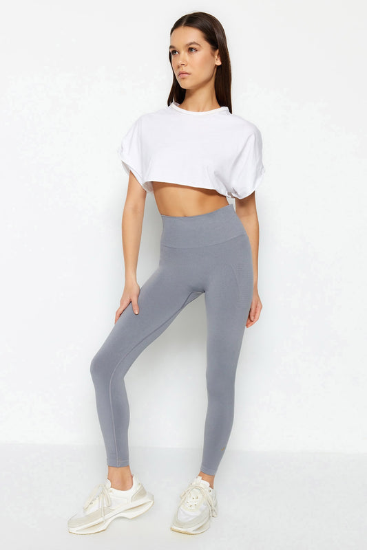 Jerf Vella - Gray High Waist Recovery Leggings Women