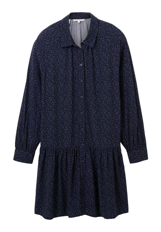 TOM TAILOR DENIM Kleider  Mini Hemdkleid mit LENZING(TM) ECOVERO(TM) Women