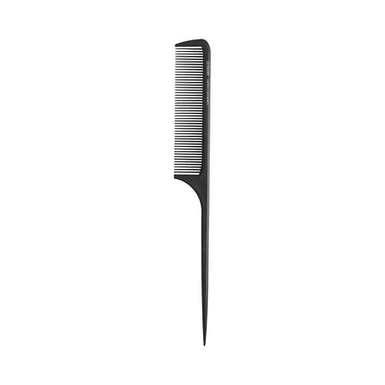 Lussoni Lift Tail Carbon Anti-Static and Break-Resistant Handle Comb with Fine 206
