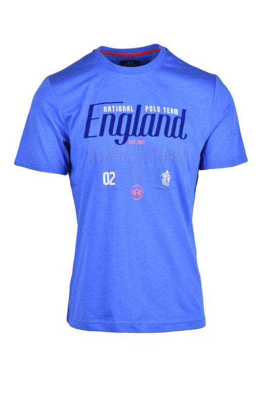 LA MARTINA* t-shirt cornflower blue (264615-1043) Men