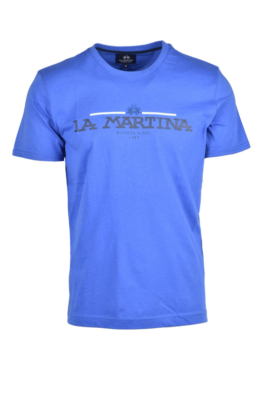 LA MARTINA* t-shirt cornflower blue (264617-1043) Men