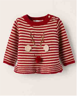 Zippy Sweater Knit Xmas Dark Red (31056233015) Kids