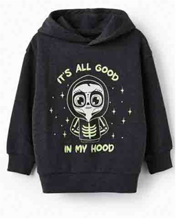 Zippy Hoodie Fleece Gl Dark Grey Melange (31057222731) Kids
