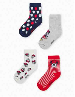 Zippy Dis P4 Crew Socks Mixed (31064705035) Kids