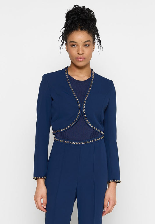 MARCIANO BY GUESS NAUSICA COVER SHOULDERS Blue (ZZO2N2P32-K00) Women
