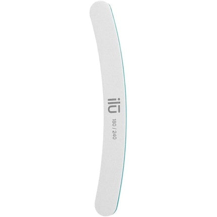 Ilu Banana Nail File Double-Sided Curved Natural Nail File with High Quality 180/240