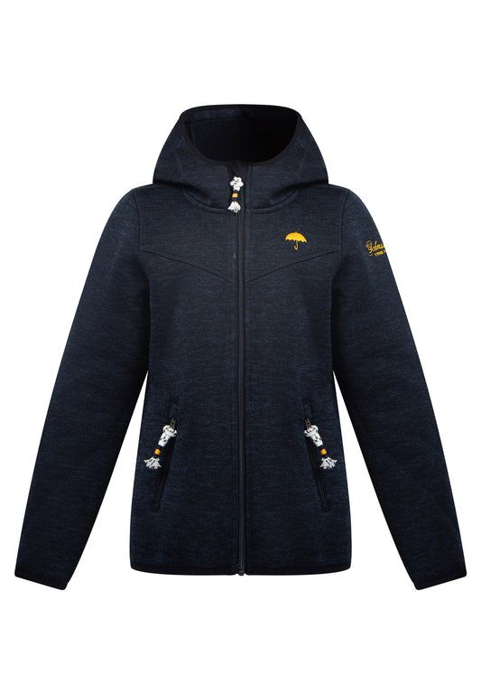 Schmuddelwedda Strickfleecejacke for blue (WD223L005-K11) Kids