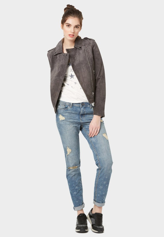 TOM TAILOR DENIM Liv Boyfriend Blue Denim (TO721N031-K11) Women